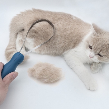 Mājdzīvnieku suņu un kaķu apmatojuma noņemšanas ķemme, govju un zirgu apmatojuma grābeklis pret niezi, divpusējs zobains apmatojuma noņemšanas atšķaidītājs, apmatojuma kopšanas rīks