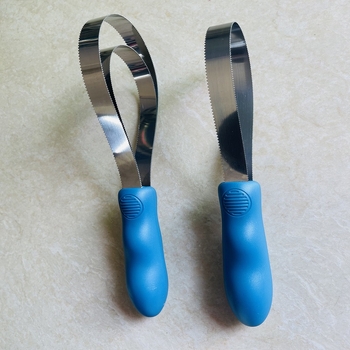 Χτένα αποτρίχωσης για σκύλους και γάτες, αντι-φαγούρα για τρίχες αγελάδας και αλόγου, αραιωτικό αποτρίχωσης διπλής όψης με οδοντωτή λαβή, εργαλείο περιποίησης μαλλιών