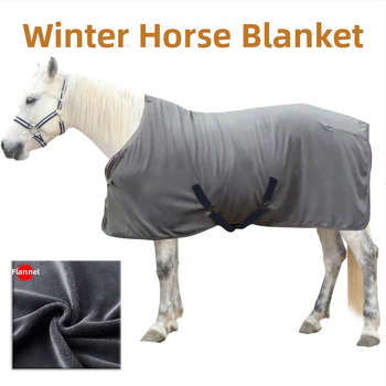 Téli meleg lóruhák puha lóruhák vastagított szúnyog rovarbiztos lóruha takaró kényelmes flanel lóvédő ruházat