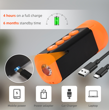 Amazoni uus nelja sondiga ultraheli haukumist peatav koerte peletaja taskulamp suure võimsusega koerte treeningseade piiriülene tarnimine