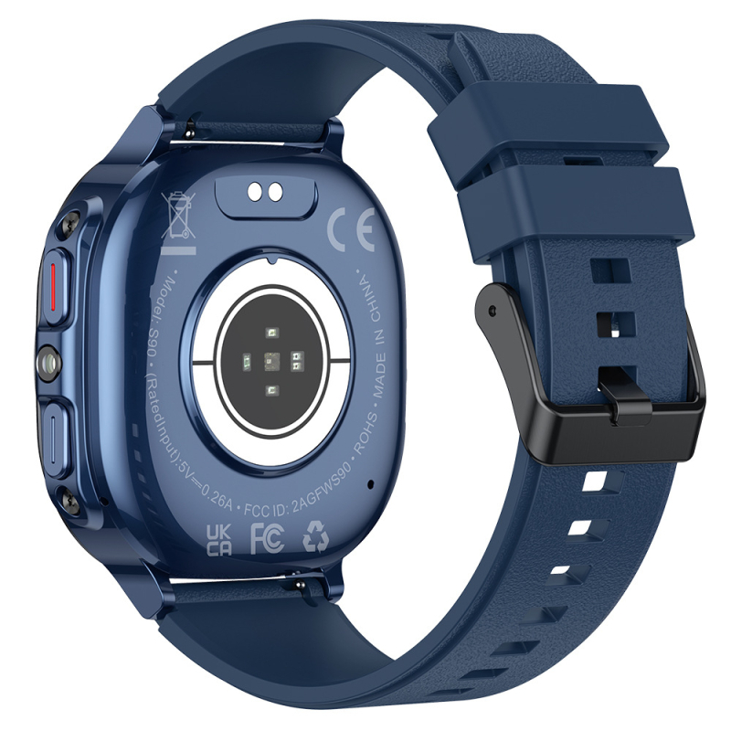 Vertikaalne uus S90 ümara ekraaniga nutikell, piiriülene uus Bluetooth nutikell, pika vastupidavusega moespordikell