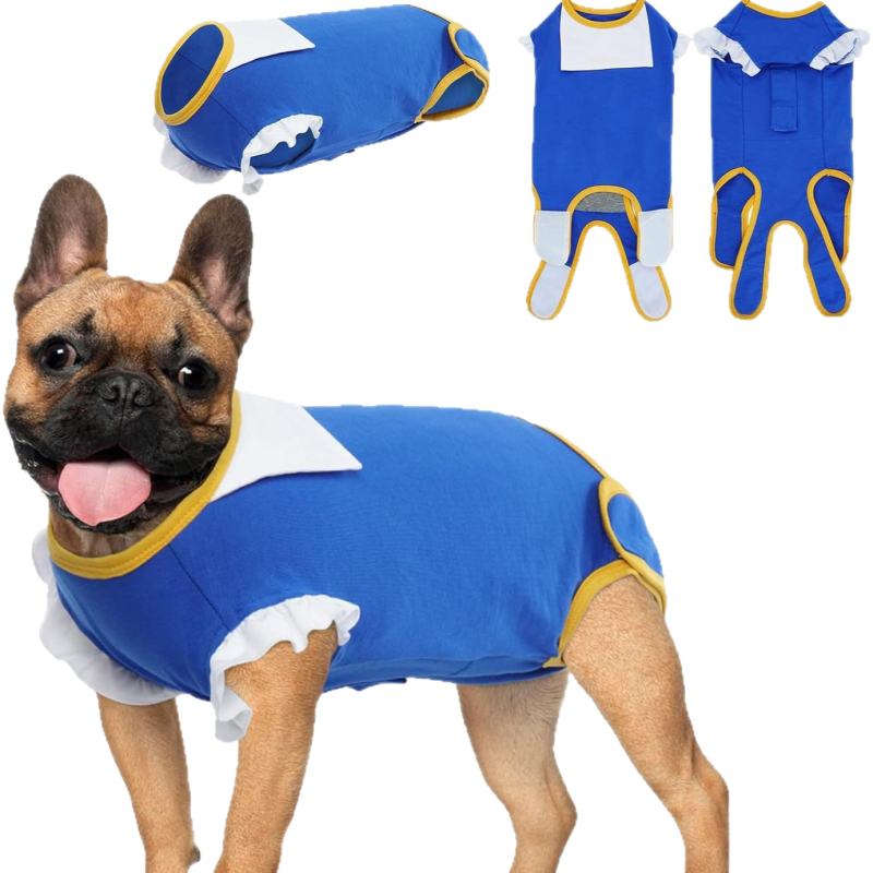 Στολή Αποστείρωσης Κατοικίδιων Ζώων, Χειρουργική Στολή, Στολή Απογαλακτισμού Σκύλου, Ρούχα Τετράποδης Φροντίδας για Ανάρρωση μετά από Χειρουργική Επέμβαση, Αναπνέουσα Στολή, Ειδική για Μεταχειρουργική Χρήση