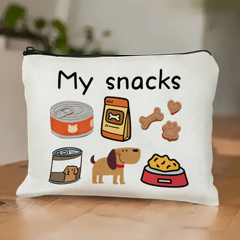 Didmeninė prekyba drobės kosmetikos krepšiu, animacinių filmukų studentų pieštukų dėklu, pinigine, moteriška, nešiojama, tualetinio reikmens laikymo krepšys