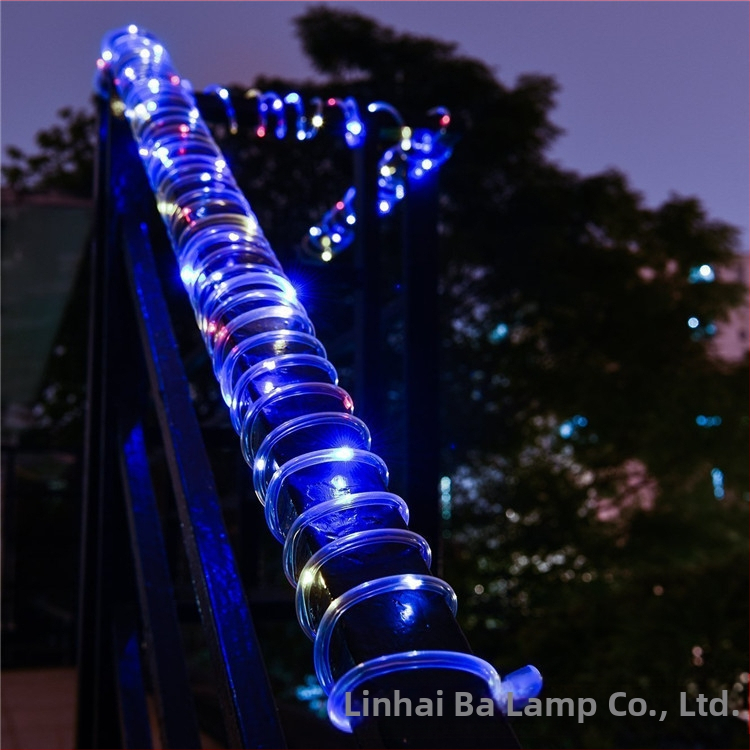Led päikeseenergial töötav toruvalgusti välistingimustes kasutatav veekindel kipslill vasktraadist valgusnööriga sisehoovi LED-atmosfääri dekoratiivne valgusnöör