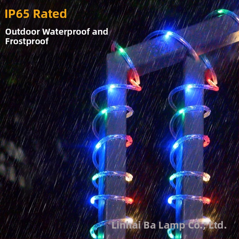Led päikeseenergial töötav toruvalgusti välistingimustes kasutatav veekindel kipslill vasktraadist valgusnööriga sisehoovi LED-atmosfääri dekoratiivne valgusnöör