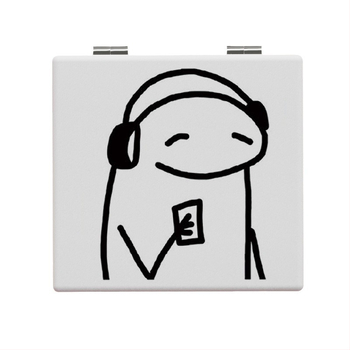 Prabangios išvaizdos mielas nešiojamas veidrodis, sulankstomas veidrodis, nešiojamas makiažo veidrodis, studentų makiažo veidrodis, bendrabučio persirengimo veidrodis