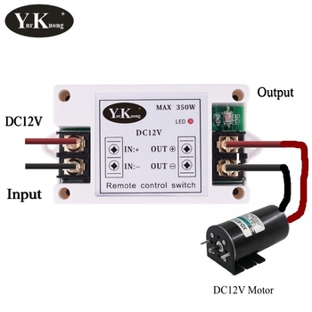Vandens siurblio variklio maitinimo įjungimo-išjungimo nuotolinio valdymo jungiklis 12V40A 350W didelės galios didelės srovės elektros įjungimo-išjungimo
