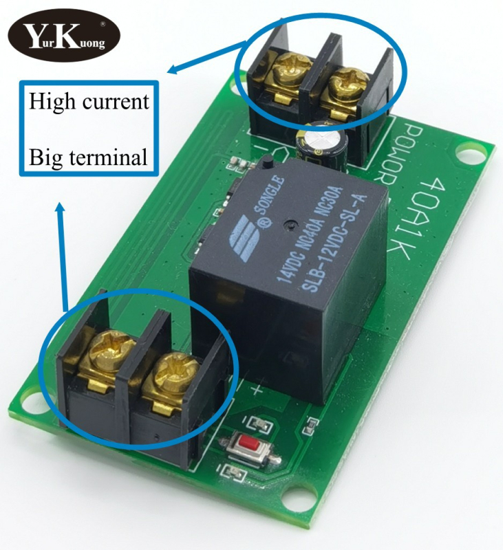 Vandens siurblio variklio maitinimo įjungimo-išjungimo nuotolinio valdymo jungiklis 12V40A 350W didelės galios didelės srovės elektros įjungimo-išjungimo