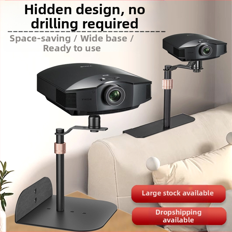 Projektor konzol lyukmentes rejtett fém éjjeli kanapé poláris rizsdió fej univerzális asztali konzol