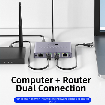 Gigabiti võrgukaabli jaotur, gigabiti võrgu jaotur, arvuti-TV ruuter