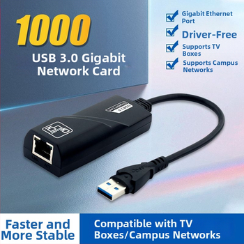 USB gigabitu tīkla karte bez draivera tīkla karte datora planšetdatora saskarnes pārveidotājam Typec uz Rj45 tīkla kabeļa saskarnei