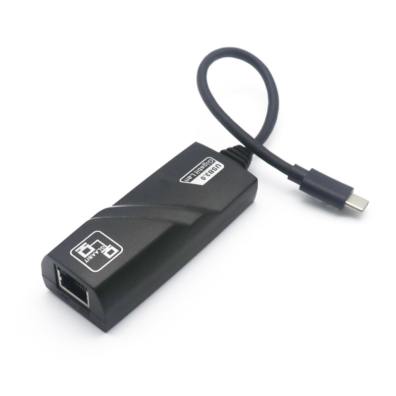 USB gigabitu tīkla karte bez draivera tīkla karte datora planšetdatora saskarnes pārveidotājam Typec uz Rj45 tīkla kabeļa saskarnei