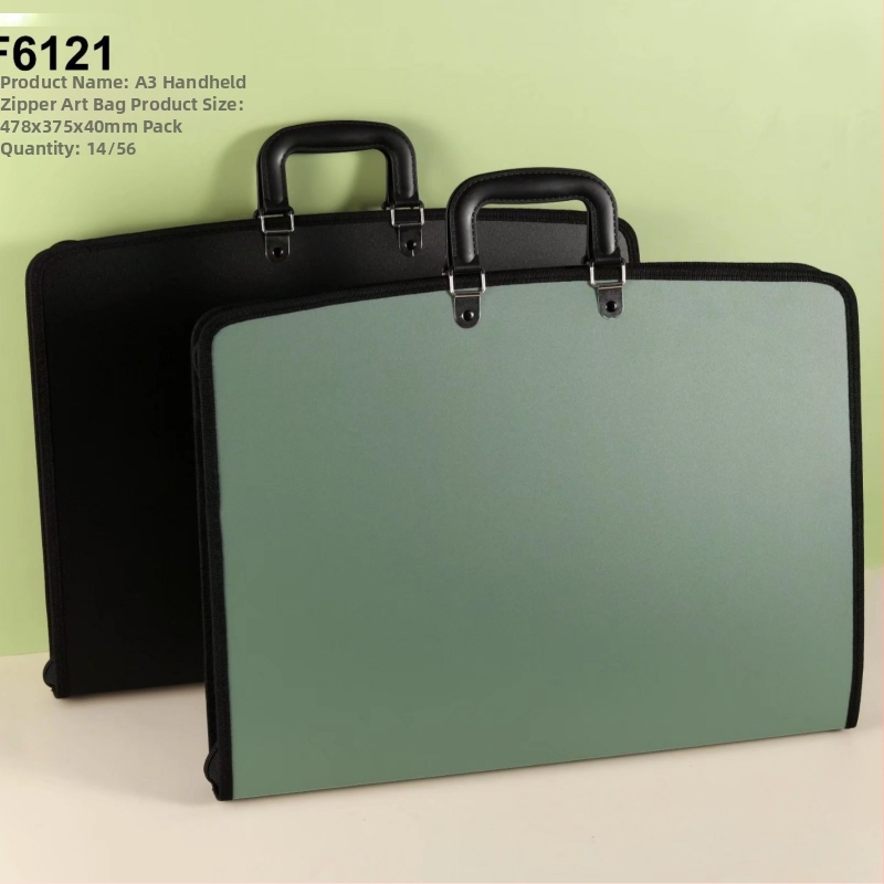 Чанта за рисуване с цип, водоустойчива чанта за рисуване, чанта за съхранение на фотоалбум, чанта за конференции F6121