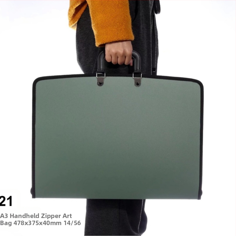 Чанта за рисуване с цип, водоустойчива чанта за рисуване, чанта за съхранение на фотоалбум, чанта за конференции F6121