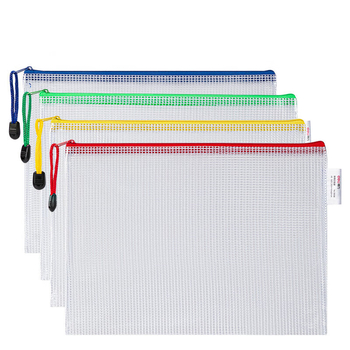 Deli lukuga kott 5656 läbipaistev infokott õpilastele mõeldud testide kott hoiukott A5 ruudukujuline failikott hulgimüügiks