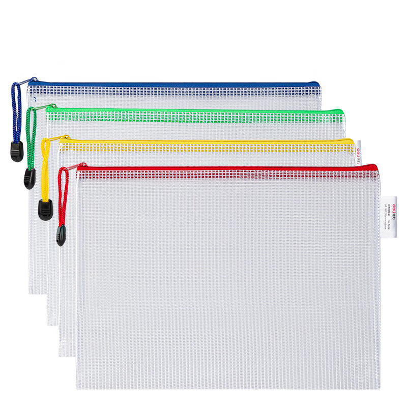 Deli lukuga kott 5656 läbipaistev infokott õpilastele mõeldud testide kott hoiukott A5 ruudukujuline failikott hulgimüügiks