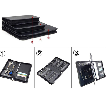 Персонализирана от производителя чанта за файлове с цип A5, многофункционална чанта за доставка, чанта за недвижими имоти, подарък за недвижими имоти, чанта за ключове с сертификат
