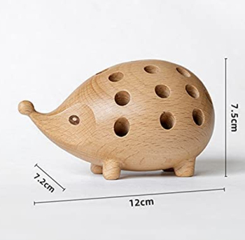 Διασυνοριακή νέα δημιουργική πολυλειτουργική θήκη στυλό πρακτική ένθετο στυλό από μασίφ ξύλο σκαντζόχοιρος διακόσμηση δώρου για την Ημέρα της Μητέρας μπορεί να προσαρμοστεί