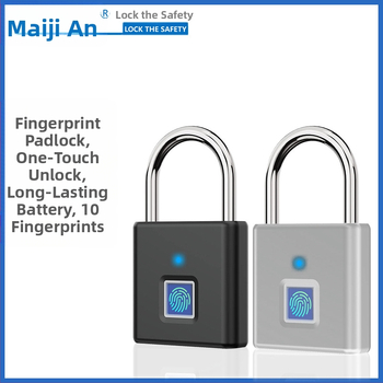 Inteliģentas pirkstu nospiedumu piekaramās atslēgas paaudze mājas pretaizdzīšanas noliktavas kopmītņu skapja elektroniska pirkstu nospiedumu maza atslēga