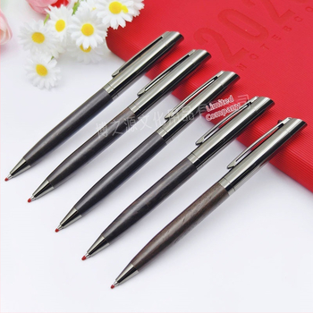 Στυλό περιστρεφόμενου τζελ από ξύλο τριανταφυλλιάς 0,5 μαύρου νερού, 5 τεμάχια, διασυνοριακό, σε υψηλές πωλήσεις, ξύλινο στυλό υψηλής ποιότητας, με υπογραφή