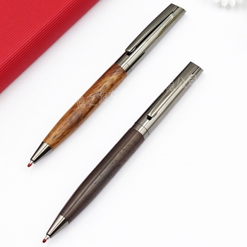 Στυλό περιστρεφόμενου τζελ από ξύλο τριανταφυλλιάς 0,5 μαύρου νερού, 5 τεμάχια, διασυνοριακό, σε υψηλές πωλήσεις, ξύλινο στυλό υψηλής ποιότητας, με υπογραφή