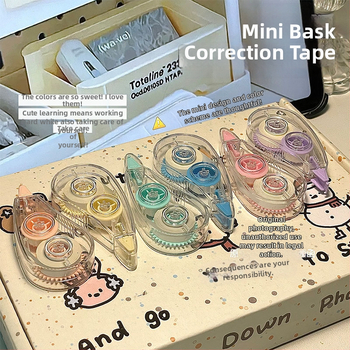 Mini basku korekcijas lentes uzvalks Augstas krāsas, vienmērīga, pārnēsājama, klusa korekcijas lente studentiem