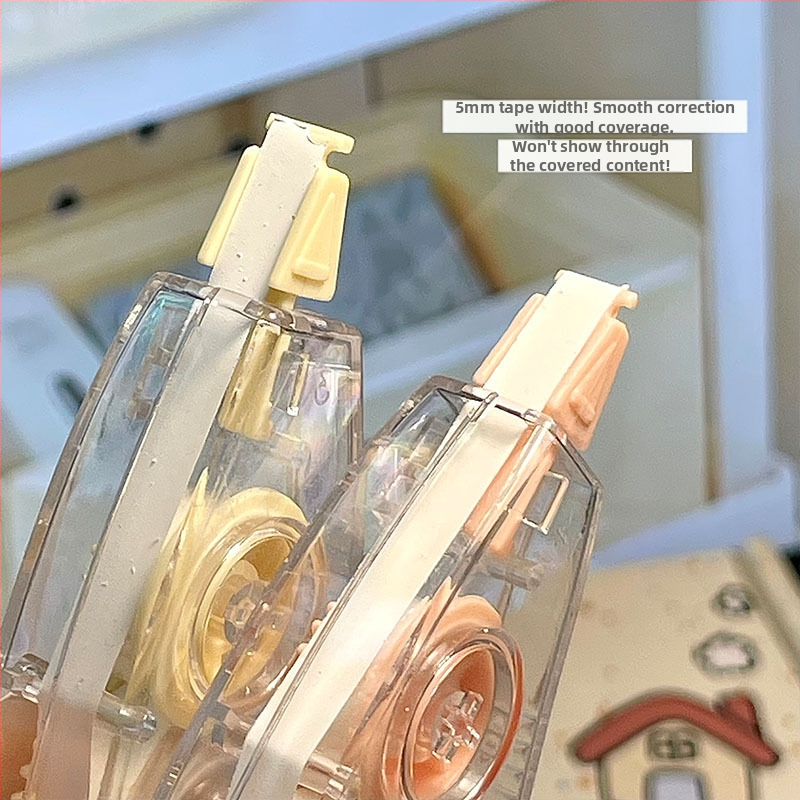 Мини корекционна лента за баски, подходяща за студенти с висока цветна стойност и гладка корекционна лента.