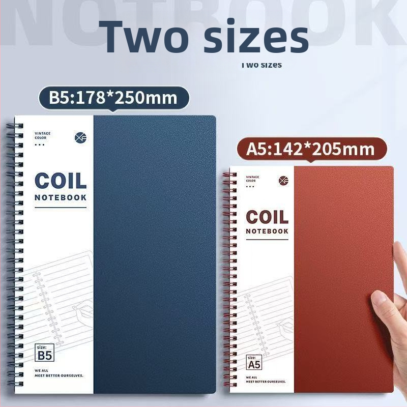 A5 Ретро Опростен Тетрадка с Намотка B5 Тетрадка Ins Специален Дневник за Ученици от Гимназията Наръчник с Тетрадка
