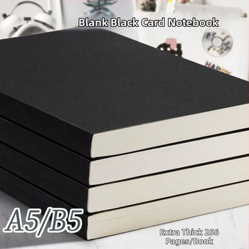 Vastagított üres jegyzetfüzet, vintage vázlatok, diák egyszerű napló, praktikus jegyzettömb, tartós kiárusítás