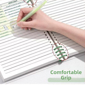 Pehme kestaga läbipaistev lahtiste lehtedega märkmik, stiilne, väärtuslik ja paksendatud, universaalne märkmik põhikooliõpilastele, keskkooliõpilastele ja üliõpilastele