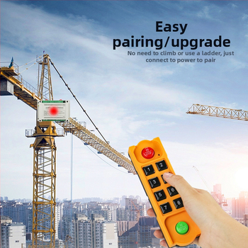 AC100-240V tööstusklassi traadita kaugjuhtimispuldi lüliti kraana segamispumba PLC moodul veekindel kaugjuhtimispuldi käepide