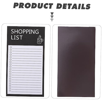 Piiriülene lihtne külmkapikleebis, teadetetahvel, rebitav magnetiline märkmekleebis, loomingulised jooned, rebitav ostunimekiri, märkmik