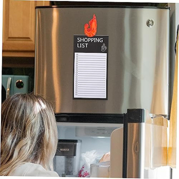 Piiriülene lihtne külmkapikleebis, teadetetahvel, rebitav magnetiline märkmekleebis, loomingulised jooned, rebitav ostunimekiri, märkmik