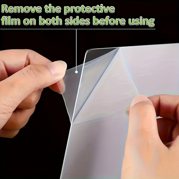 Akrilo sausai valoma valgiaraščio planavimo lenta šaldytuvui - skaidrus savaitės meniu planuotojas su žymekliu ir