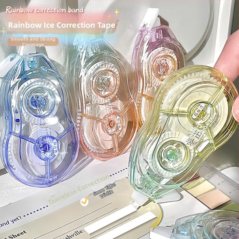 Varavīksnes ledus caurspīdīgās korekcijas lentes komplekts, lielas ietilpības, augstas kvalitātes korekcijas lente, pret kritienu, apgriežama, gluda korekcijas lente, vairumtirdzniecība