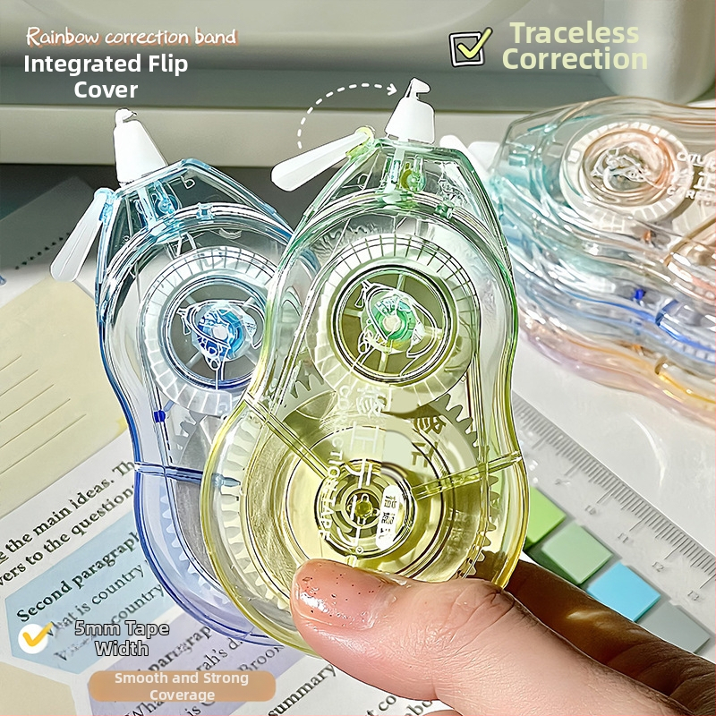 Varavīksnes ledus caurspīdīgās korekcijas lentes komplekts, lielas ietilpības, augstas kvalitātes korekcijas lente, pret kritienu, apgriežama, gluda korekcijas lente, vairumtirdzniecība