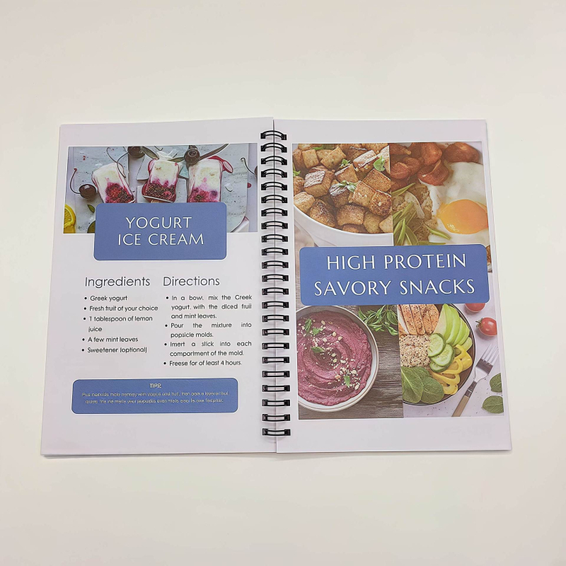 A határokon átnyúló népszerű értékesítési hely felhasználható a magas fehérjetartalmú snack receptfüzetek címkézésére