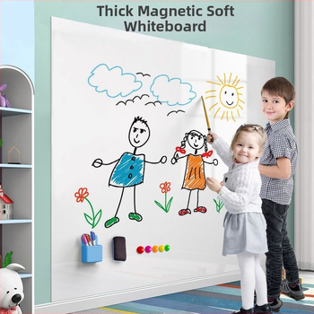 Детска мека бяла дъска, магнитна черна дъска, стикери за стена, домашен графити, рисуване на офис, изтриваема магнитна дъска за писане, директни продажби