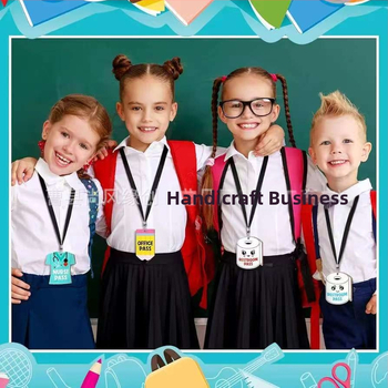 Διασυνοριακή διακόσμηση σχολικού πάρτι με καρτούν, κρεμαστή ετικέτα με αγκράφα για πάρτι επιστροφής στο σχολείο, αξεσουάρ διακόσμησης πάρτι νηπιαγωγείου