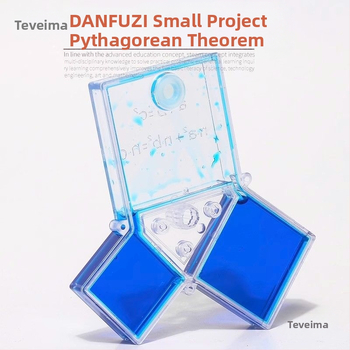 Pitagora teorēmas modelis Skolēnu matemātika Dabaszinību eksperiments Mācību līdzekļi Ar rokām saliekams demonstrācijas materiālu komplekts