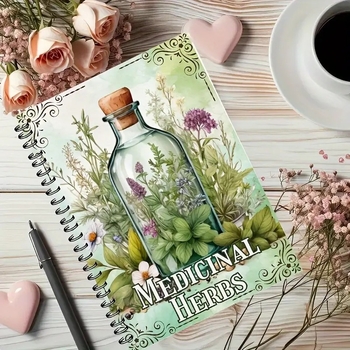 Határokon átnyúló új termék Gyógynövényes Grimoire Gyógynövényes mágia Gyógynövényes gyógyászat Tanulási terv könyv