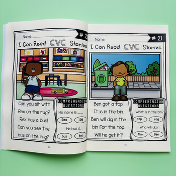 Természetes helyesírás CVC történetek Történet Rövid szöveg Olvasásértés Felvilágosodás fonetika Gyermekmunkadolgozat