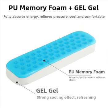 „Amazon“ karštai parduodama namų kėdės porankių pagalvėlė, nauja gelio alkūnės pagalvė, nauja vasarinė biuro kėdės rankų pagalvė