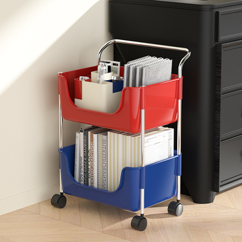 Πολυλειτουργική Ράφι Αποθήκευσης για Διασυνοριακά Σνακ, Διάφορα Βιβλία, Υπνοδωμάτιο, Κουζίνα, Σαλόνι, Ράφι Αποθήκευσης με Τροχούς