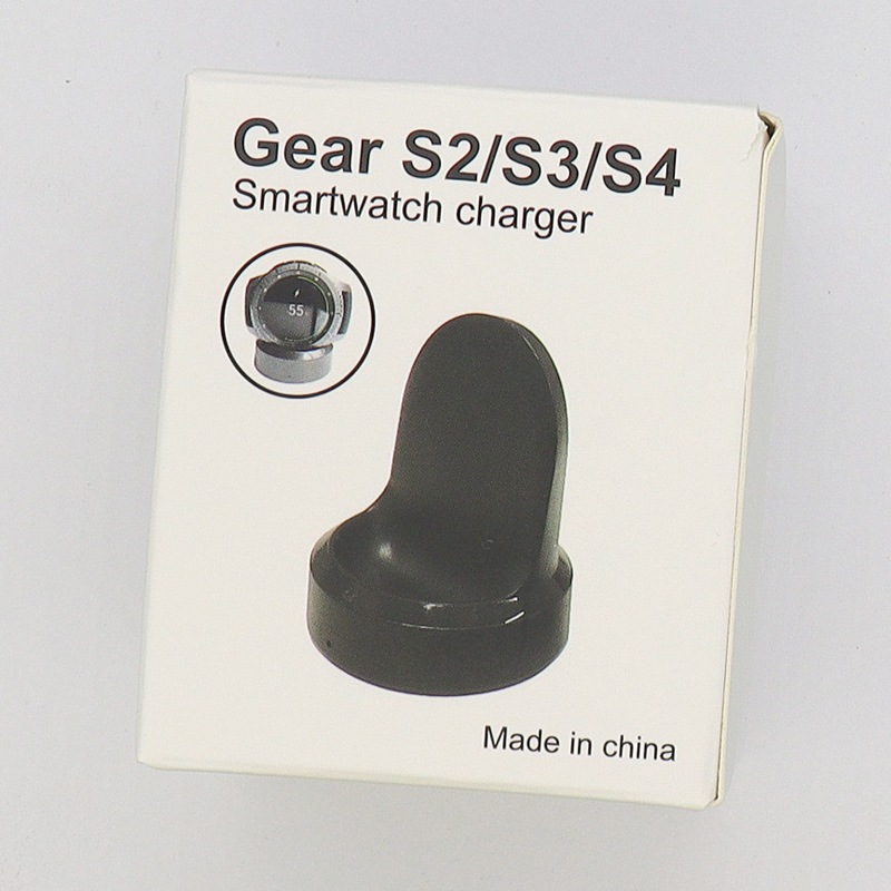 Taikoma „Samsung Watch Gear S3“ įkrovikliui S2 / „Galaxy Watch“ magnetiniam pagrindui S4 belaidžiam įkrovimui