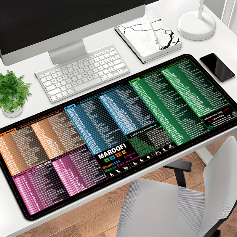 Új angol egérpad, testreszabott, nagyméretű e-sport játékhoz, IP laptophoz, határokon átnyúló, csúszásgátló asztali pad