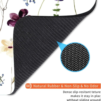Τετράγωνο Mouse Pad Όμορφα Λουλούδια Φυτά Πλενόμενο Mouse Pad Αδιάβροχο Αντιολισθητικό για Υπολογιστή και Φορητό Υπολογιστή