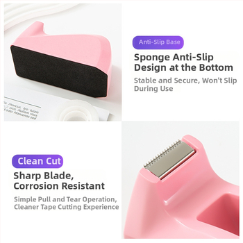 Permatomas lipdukas „Macaron“ – trijų spalvų lipni juosta, daugiafunkcis lipdukas.