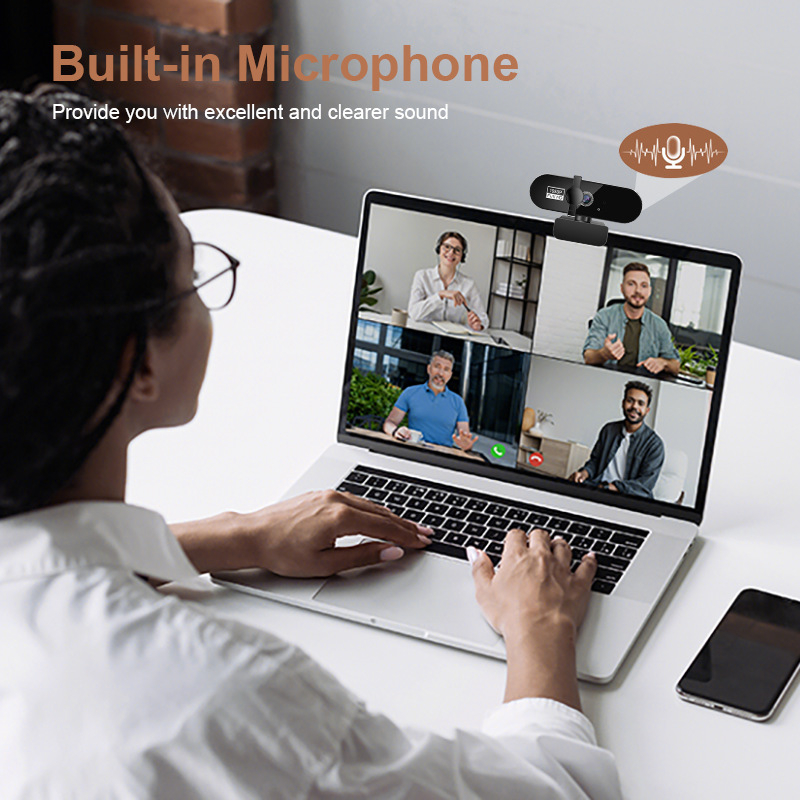 webcam2K/4K számítógépes kamera HD meghajtó nélküli online óra élő videocsevegés Mac webkamerával