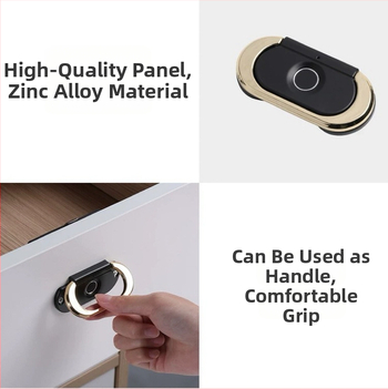 Tarpvalstybinė pirštų atspaudų stalčiaus spyna, metalinė paslėpta rankena, naktinio staliuko spyna, bylų spintelė, biuro baldų elektroninė spyna, pirštų atspaudų spyna